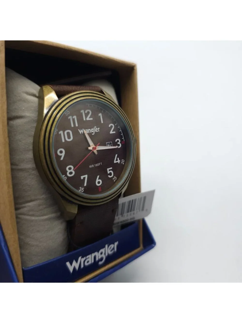 Wrangler Mens Analog Watch With Brown Leather Strap Model WRW4000-5G